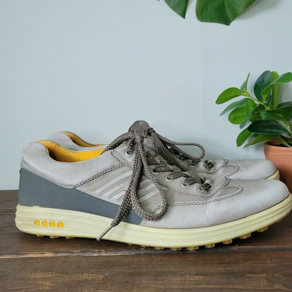 Ecco golf shoes mens yellow Clearance